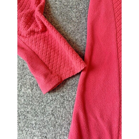 Columbia Sweater Womens Large Long Sleeve 1/4 Zip Pullover Coral Fleece Outdoors - Picture 4 of 8